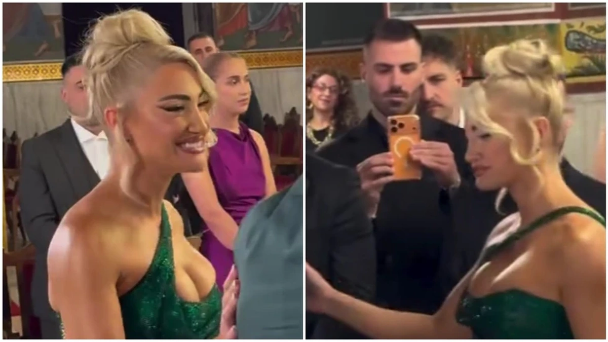 Ιωάννα Τούνη – Δημήτρης Σπυριδωνίδης: H νέα τους εμφάνιση στον γάμο της Στέλλας Πάσσαρη