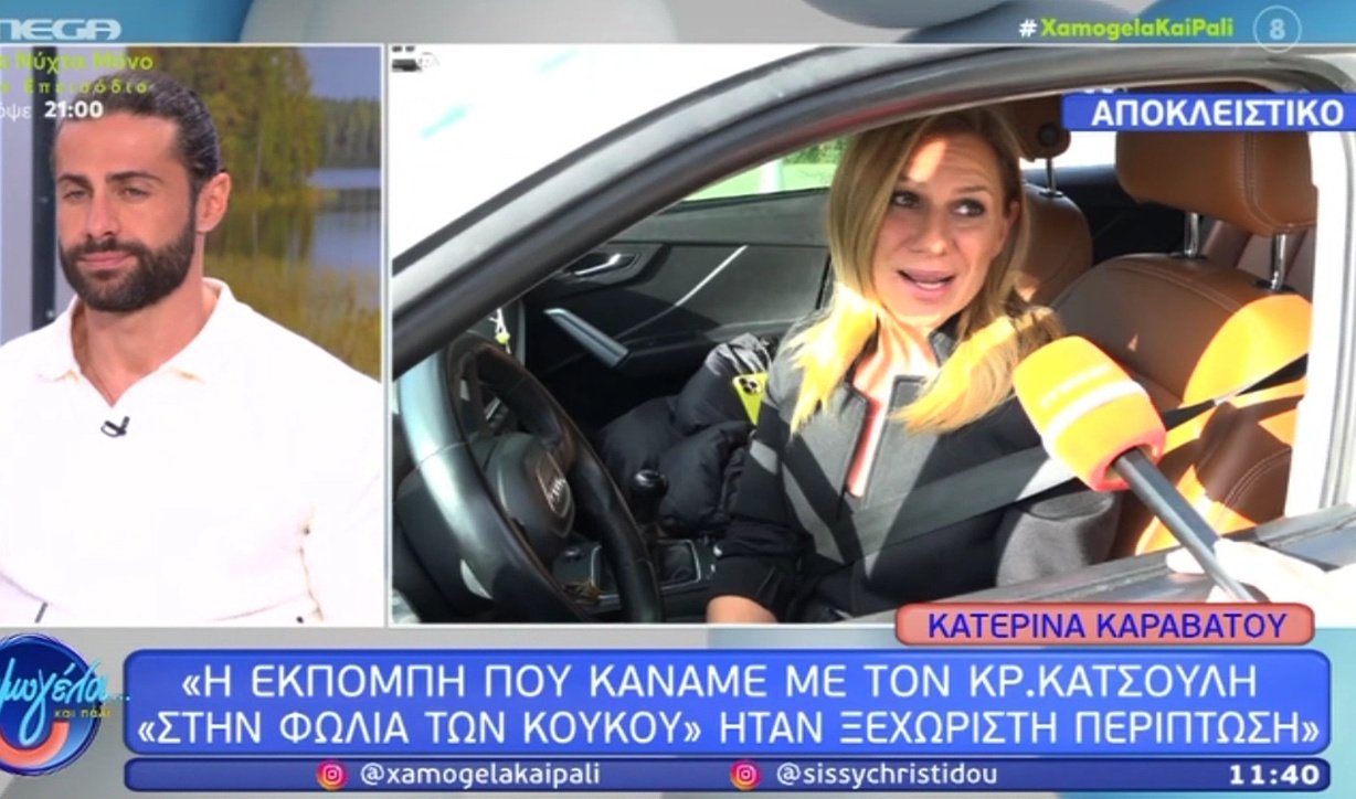 Κατερίνα Καραβάτου: «Αν διάλεγα παρτενέρ για πρωινό, θα ήθελα τον Χρήστο Φερεντίνο»