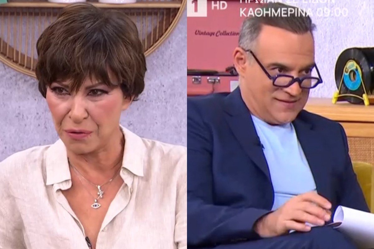 Η Κωνσταντίνα «πάγωσε» τον Κρατερό Κατσούλη on air: «Ήθελα να σου πω πράγματα εσένα, θα σου τα πω εκτός αέρα»