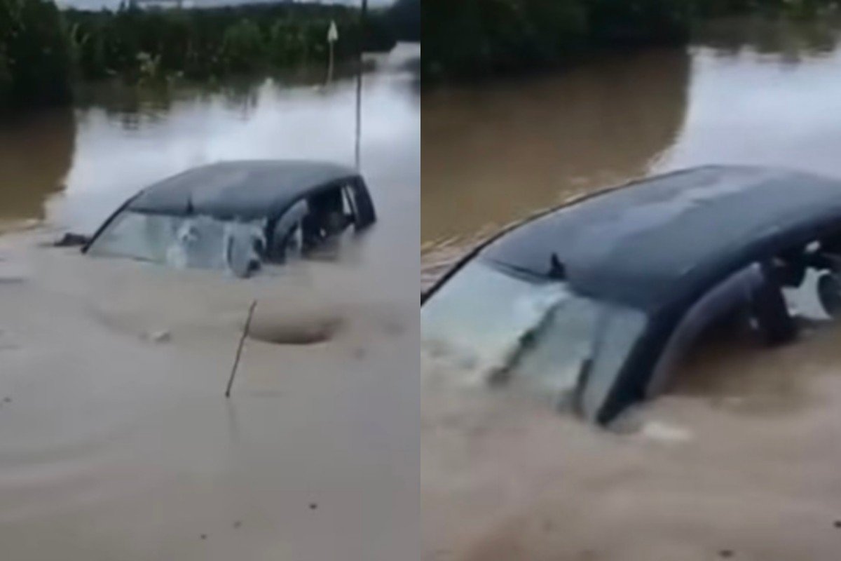 Κακοκαιρία Byron: Η ΕΜΑΚ σώζει εγκλωβισμένους σε ΙΧ την τελευταία στιγμή – Βίντεο