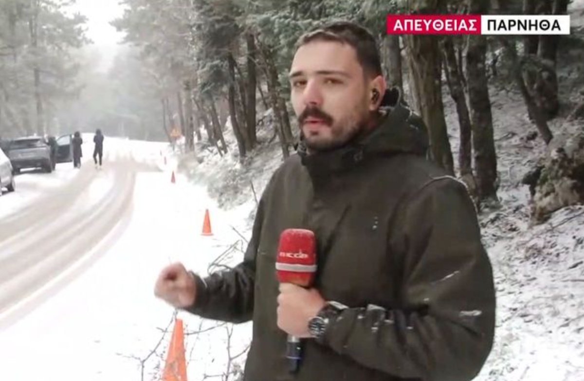 Χιόνια στην Πάρνηθα – Ποιες περιοχές «ντύνονται» στα λευκά τις επόμενες ώρες