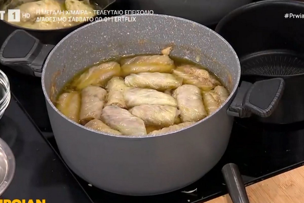 Λαχταριστοί λαχανοντολμάδες από τη Γωγώ Δελογιάννη!