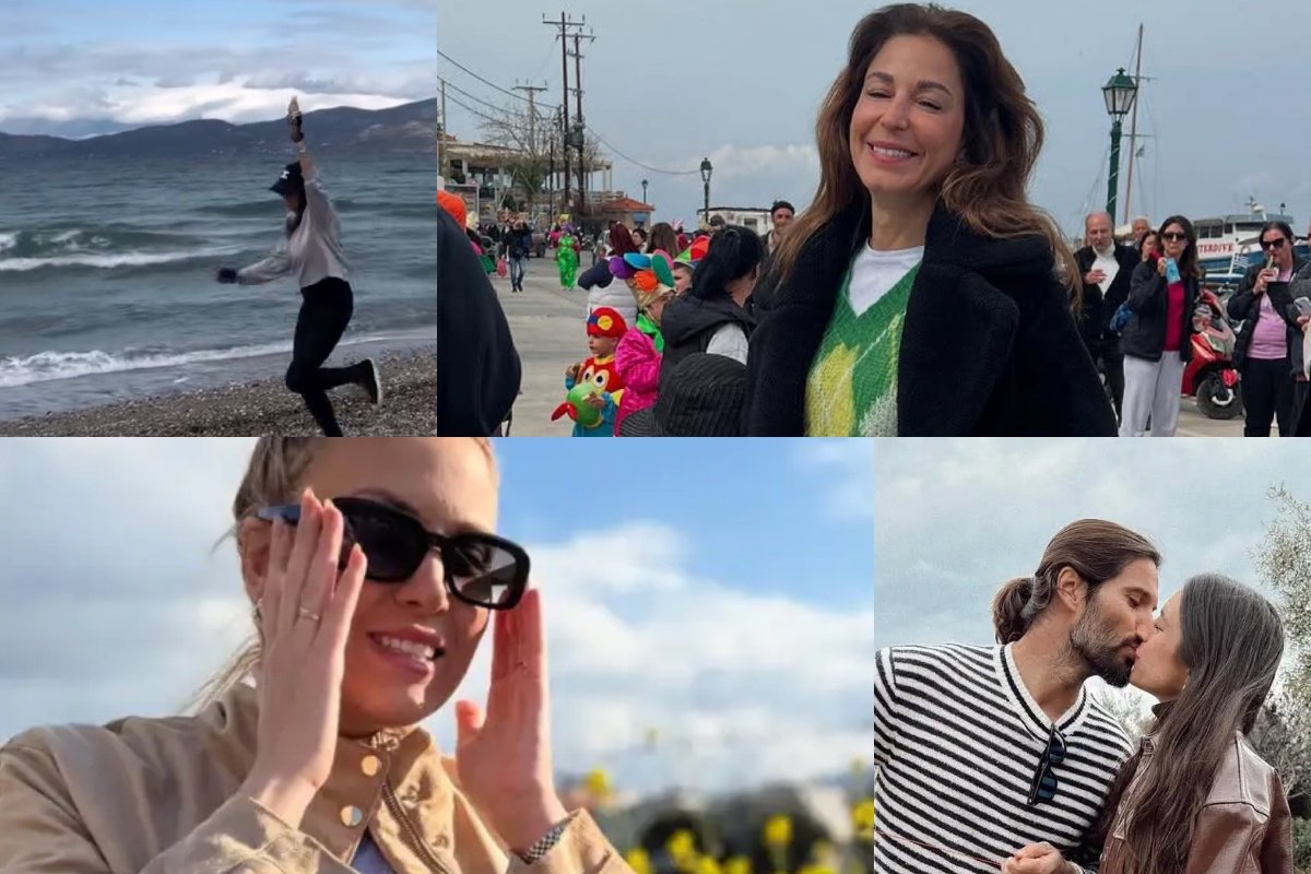 Celebrities την Καθαρά Δευτέρα: Οικογενειακές αγκαλιές, χαρταετοί και τρυφερές στιγμές