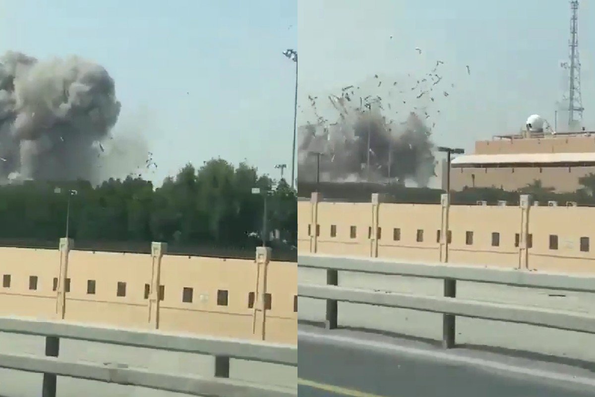 Ιράν – Σοκαριστικό βίντεο: Πύραυλοι πλήττουν βάση του 5ου Στόλου των ΗΠΑ