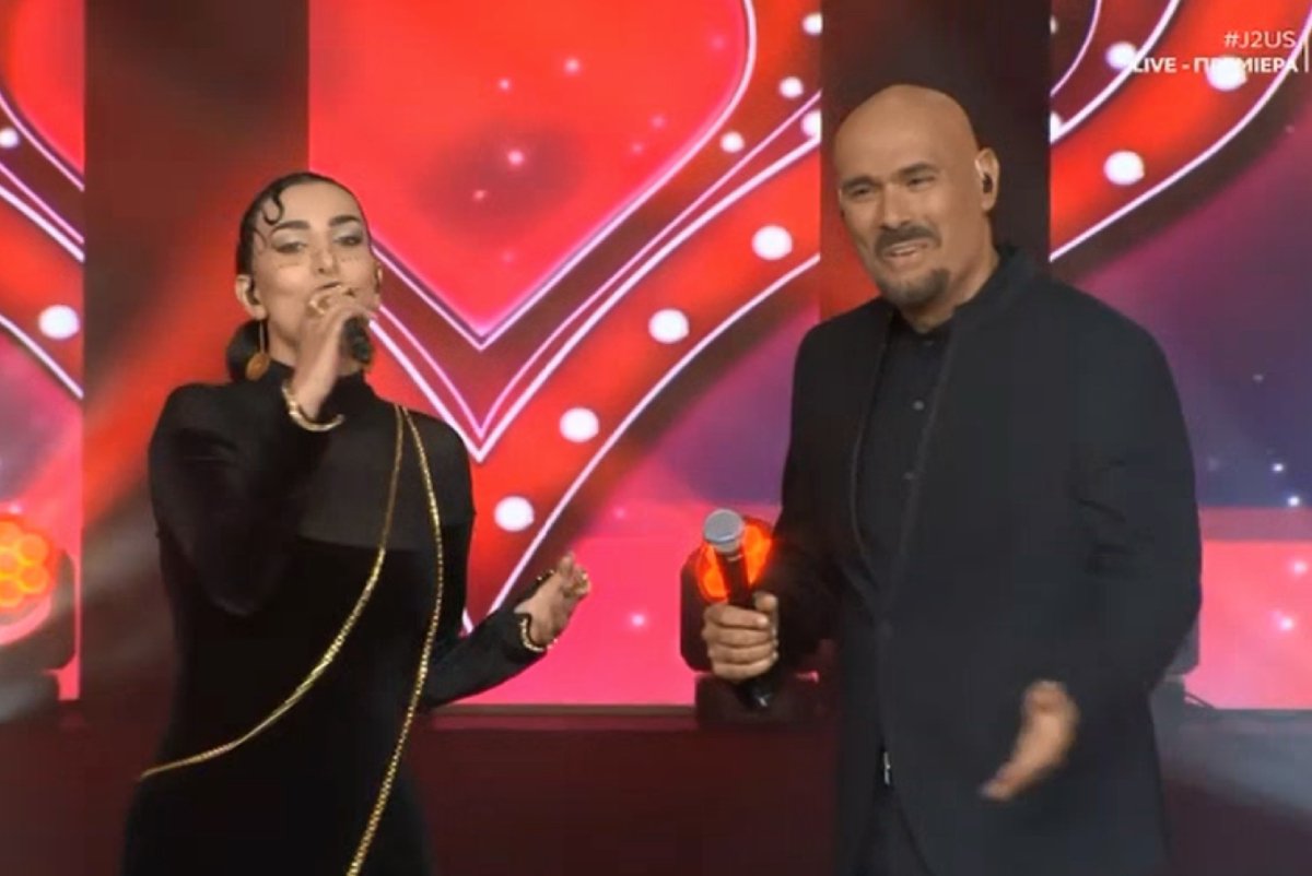 J2US: Έφεραν τον έρωτα στη σκηνή Σκουλός και Χατζή – «Είστε ένα λουκούμι ζευγάρι!»