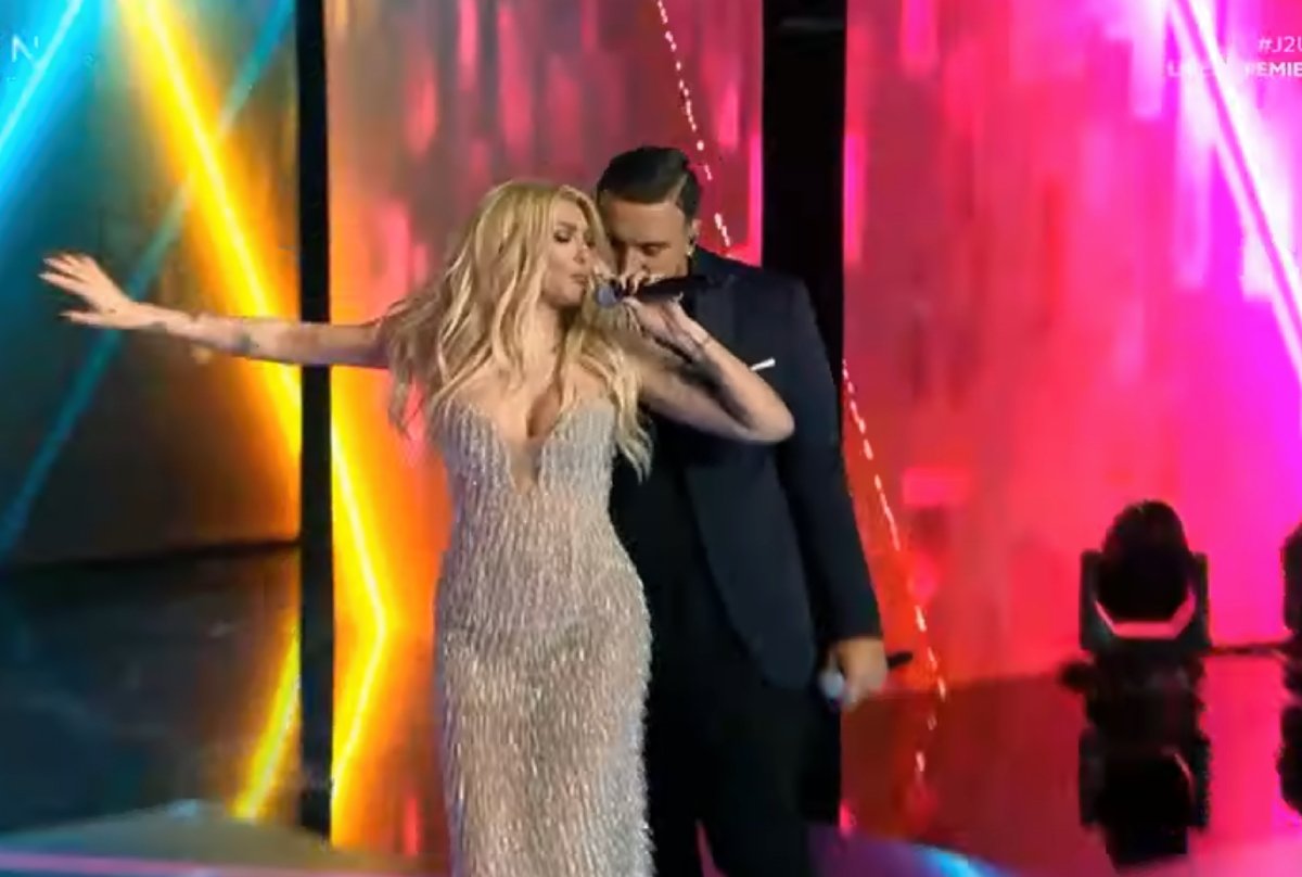 J2US: Δίδαξαν… νοοτροπία με Gucci φόρεμα η Αγγελική Ηλιάδη και ο Gio Kay!