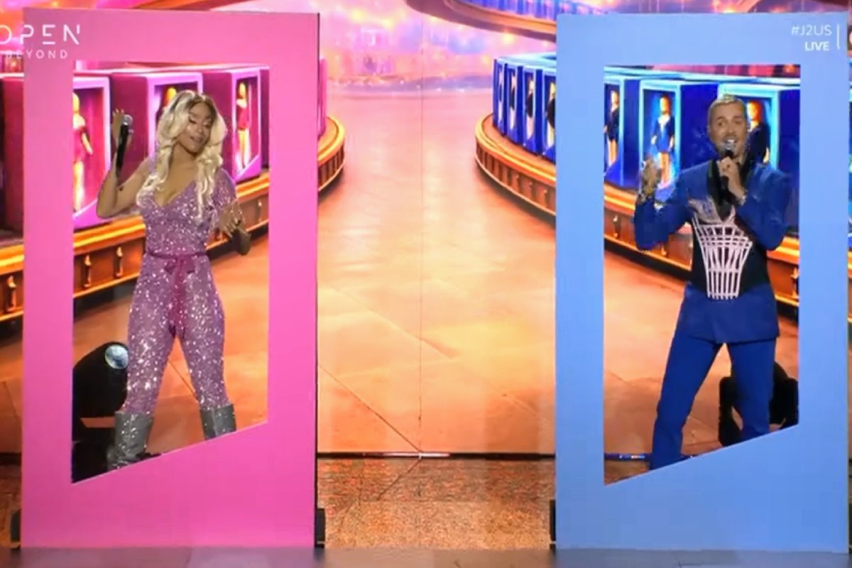 J2US: Λάκης Γαβαλάς και Shaya ή αλλιώς… η Barbie και ο Ken – «Χάρμα οφθαλμών – Τρελαίνομαι»