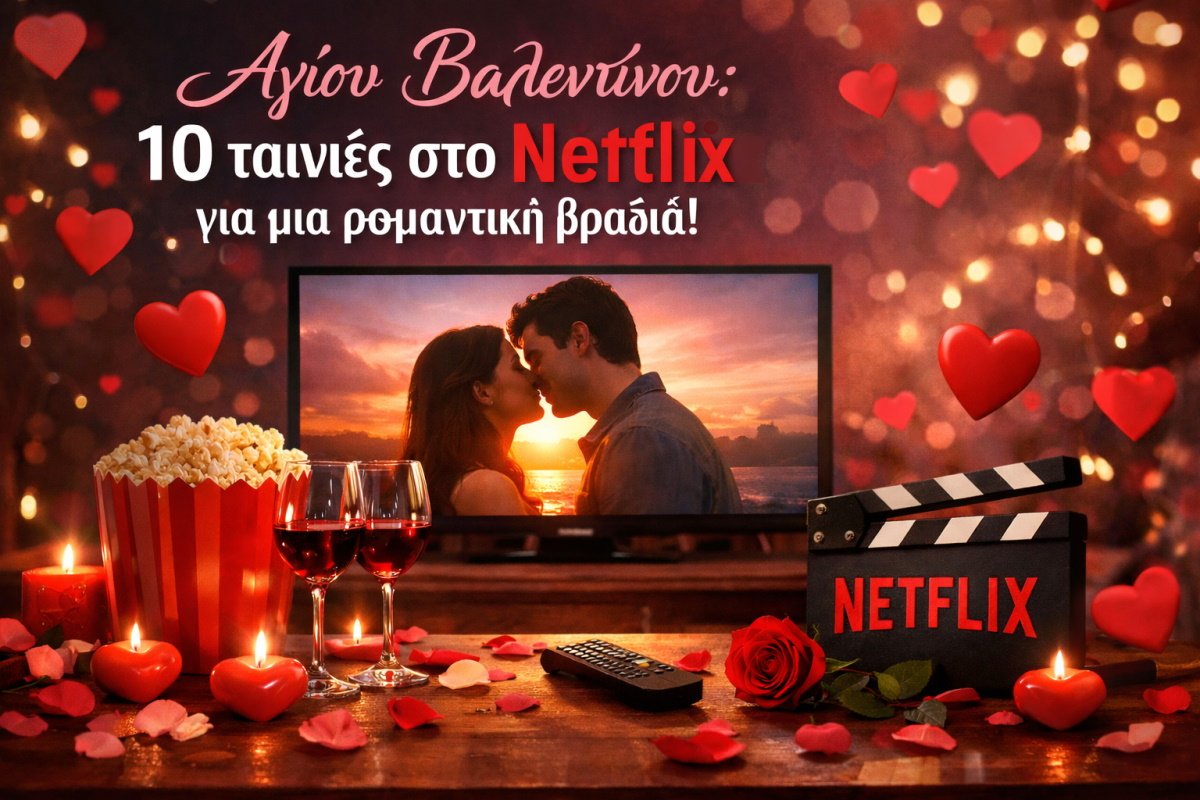 Αγίου Βαλεντίνου: 10 ταινίες στο Netflix για μια βραδιά γεμάτη έρωτα!