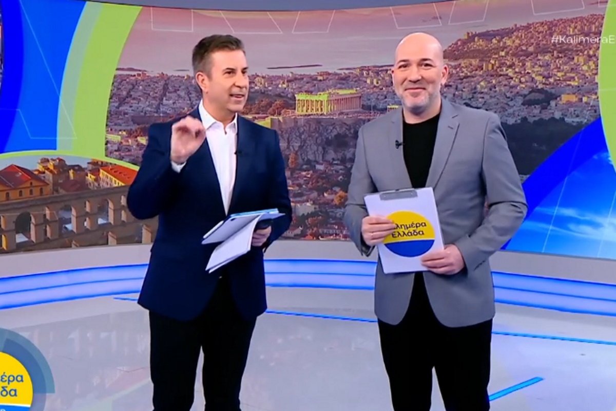Στέφανος Σίσκος: Η πρώτη «Καλημέρα Ελλάδα» στο πλευρό του Παναγιώτη Στάθη