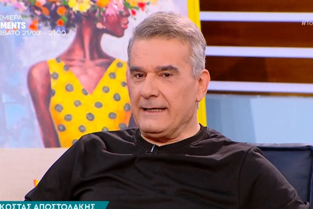 Κώστας Αποστολάκης: «Σε λίγο όλοι οι τάφοι θα ‘ναι γεμάτοι πορσελάνη και σιλικόνες» – Η εξομολόγηση για την πίστη και την ψυχική υγεία