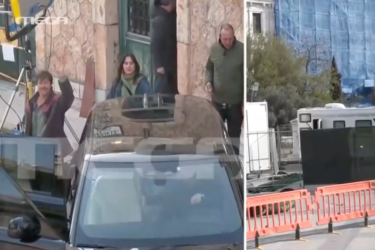 Μπραντ Πιτ: Στο Δημαρχείο Αθηνών συνεχίζονται τα γυρίσματα για τη νέα του ταινία