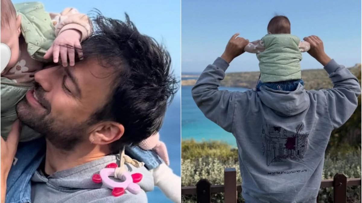 Ανδρέας Γεωργίου – Σιμώνη Χριστοδούλου: Η χαλαρή κυριακάτικη βόλτα με την κόρη τους