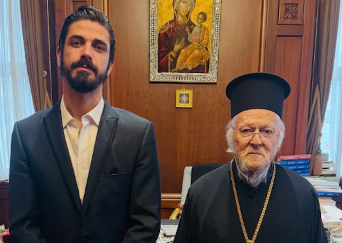 Δημήτρης Γκοτσόπουλος: Η συγκινητική συνάντηση με τον Οικουμενικό Πατριάρχη Βαρθολομαίο