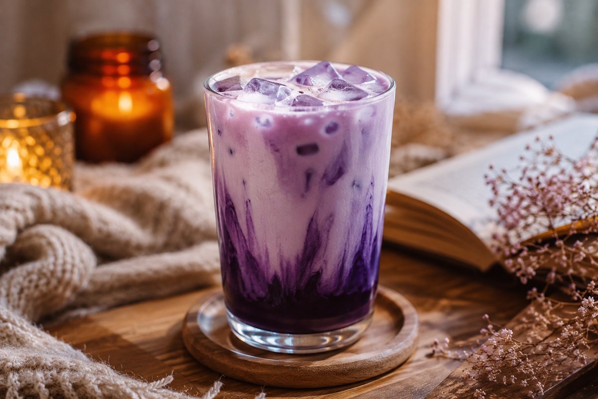 Ube Latte: Το μωβ ρόφημα που έχει κατακλύσει το TikTok και όλοι θέλουν να δοκιμάσουν