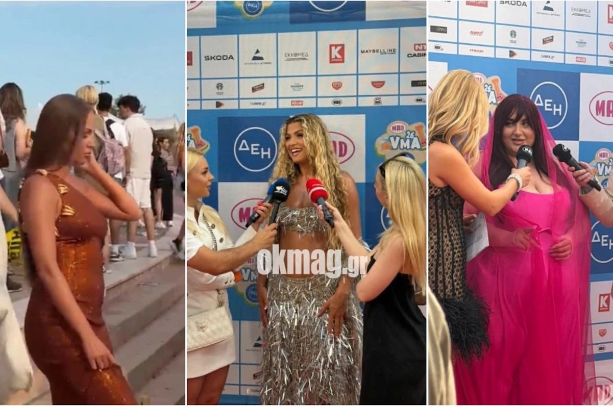 Mad VMA 2026: Οι πρώτες λαμπερές αφίξεις στο κόκκινο χαλί πριν από τη μεγάλη βραδιά