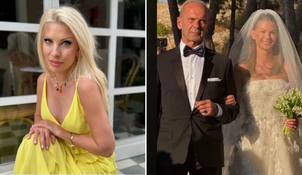 Ελένη Μενεγάκη: Η ευχή που έγραψε στη φωτογραφία του Πέτρου Κωστόπουλου για τον γάμο της κόρης του Αμαλίας