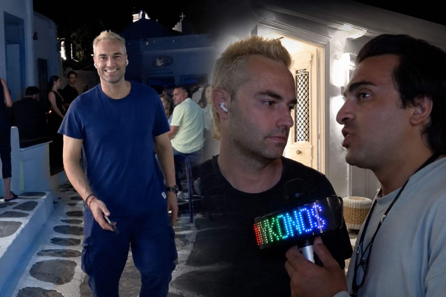 Κώστας Φραγκολιάς: Η βραδινή έξοδος στα σοκάκια της Μυκόνου και ο προβληματισμός για τις εκπομπές – «Υπάρχει ανησυχία…»