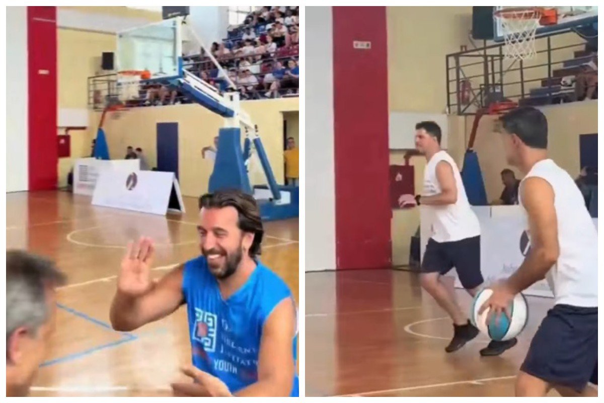 Θάνος Πετρέλης, Λούκας Γιώρκας και Πιλάτος Κουνατίδης μπήκαν στο παρκέ για καλό σκοπό