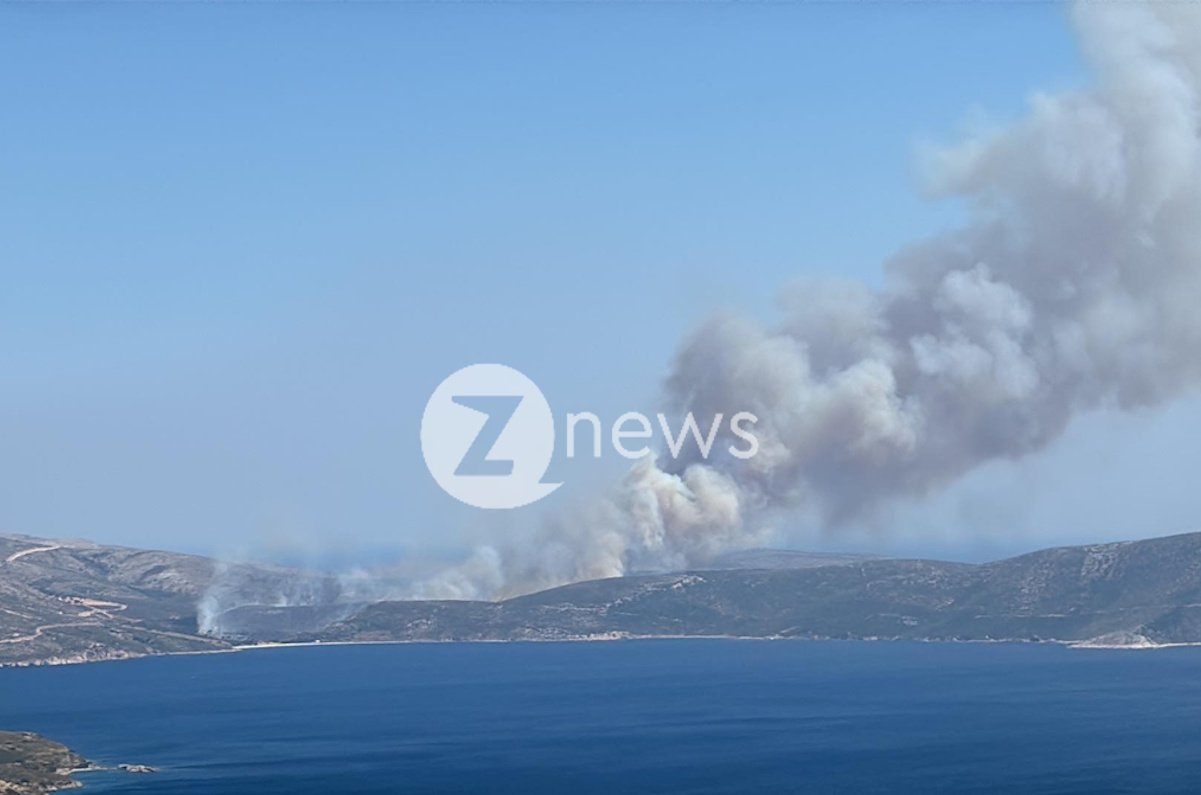 Φωτιά στη Σκύρο: Συναγερμός στην Κολυμπάδα – Τι καταγγέλλουν παραθεριστές