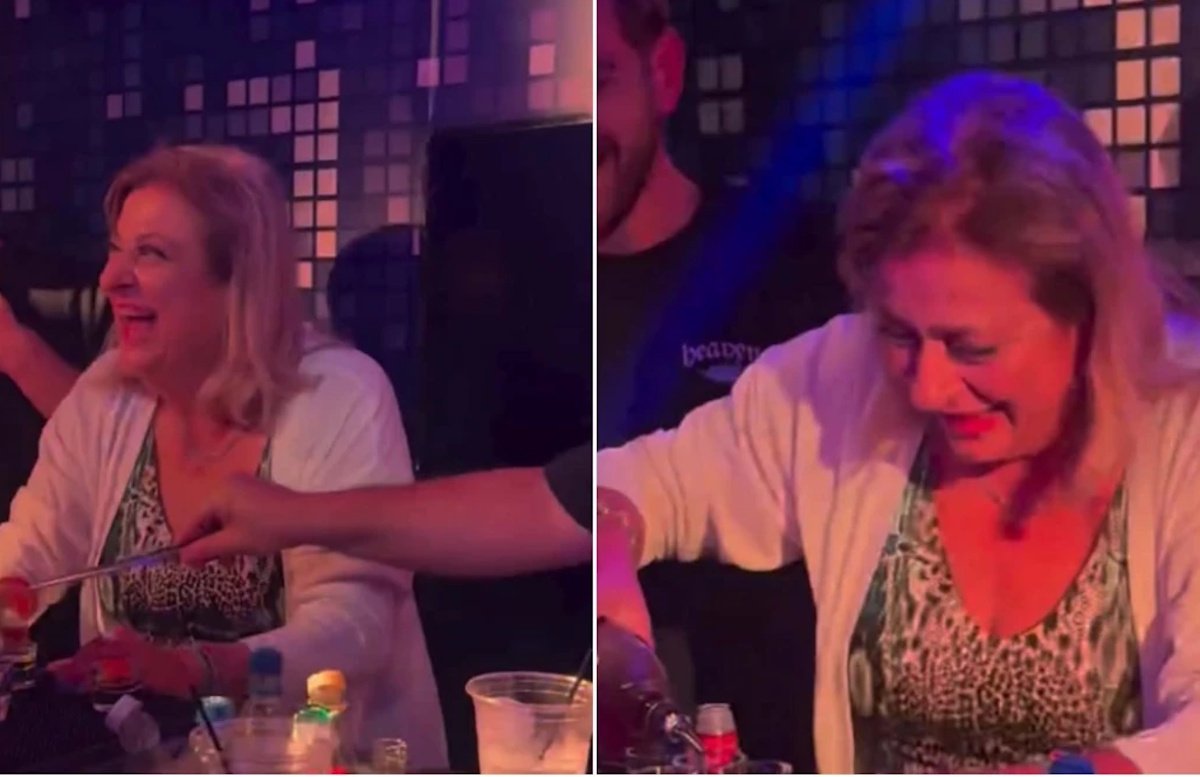 Ελισάβετ Κωνσταντινίδου: Έγινε bartender και σέρβιρε σφηνάκια – Οι επικές αντιδράσεις