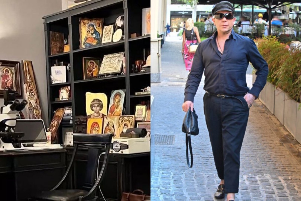 Γιώργος Μαζωνάκης: Με τέσσερις φακέλους και μία σακούλα στοιχείων έφυγε το ελληνικό «FBI» από την κλινική