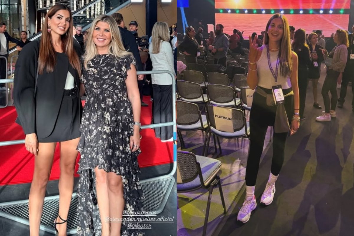 Σταματίνα Τσιμτσιλή: Στην Κολωνία για την πρεμιέρα της ταινίας του Άντονι Ρόμπινς – Η συνάντηση που ξεχώρισε