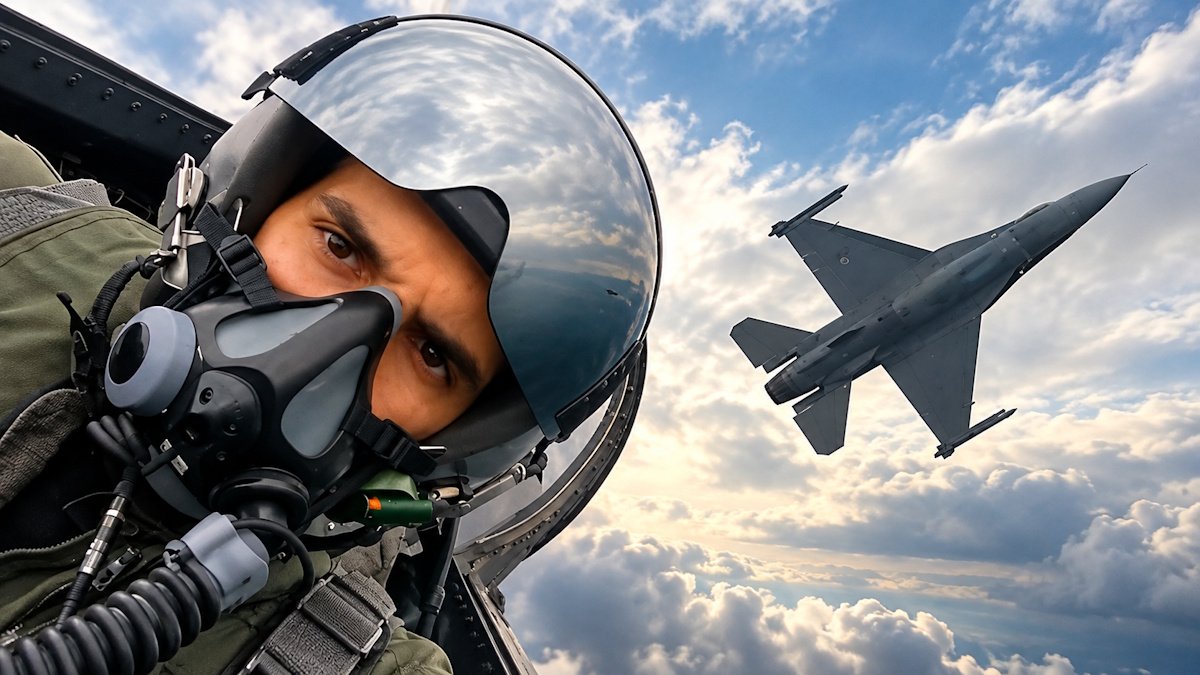 28η Οκτωβρίου: Καθήλωσε ο πιλότος του F-16 «ΖΕΥΣ» πάνω από τη Θεσσαλονίκη – «Η ελευθερία δεν χαρίζεται»
