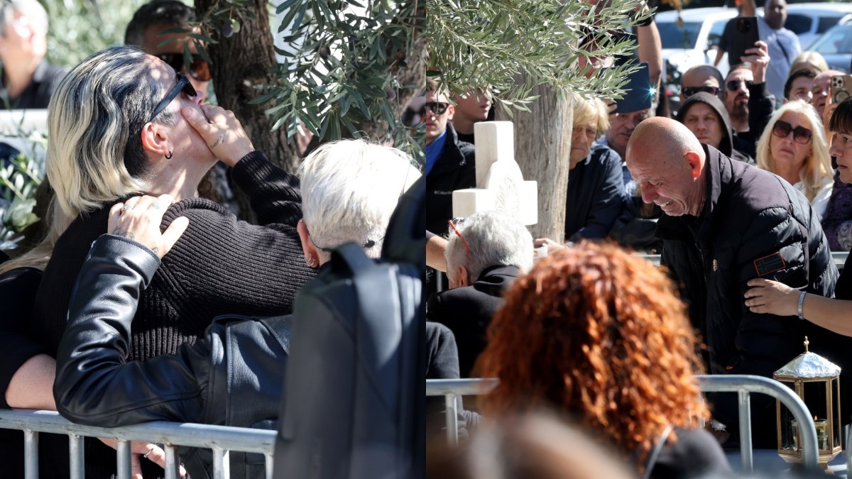 Γιώργος Μαζωνάκης: Ράγισαν καρδιές στο νεκροταφείο για το τρισάγιο – Συντετριμμένοι ο πατέρας και η αδερφή του, Μαρία