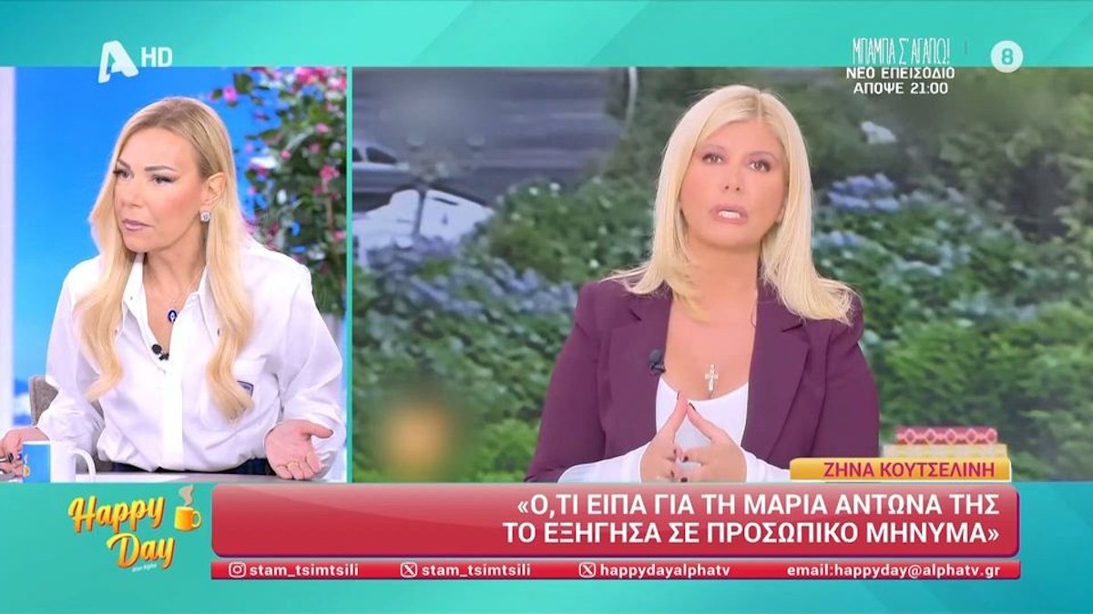 Τίνα Μεσσαροπούλου για Ζήνα Κουτσελίνη: «Δεν ήταν ειλικρινής η συγγνώμη της, το έκανε επειδή την σχολίασε όλη η ελληνική τηλεόραση»